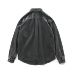 modèle de chemise homme en velours gris