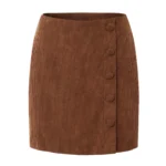 mini jupe marron chic et moderne