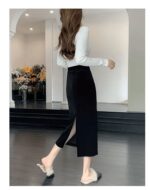 jupe longue en velours pour soirée