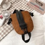 sac à dos chic en velours côtelé