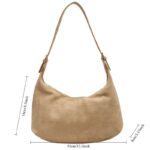 sac en daim noir chic