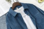 tunique bleue en velours pour femme