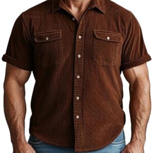 chemise homme velours côtelé